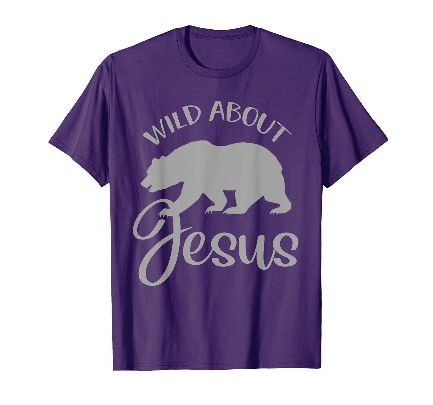 Wild About Jesus Shirt VBS Christian Religious Gift Bear T-Shirt