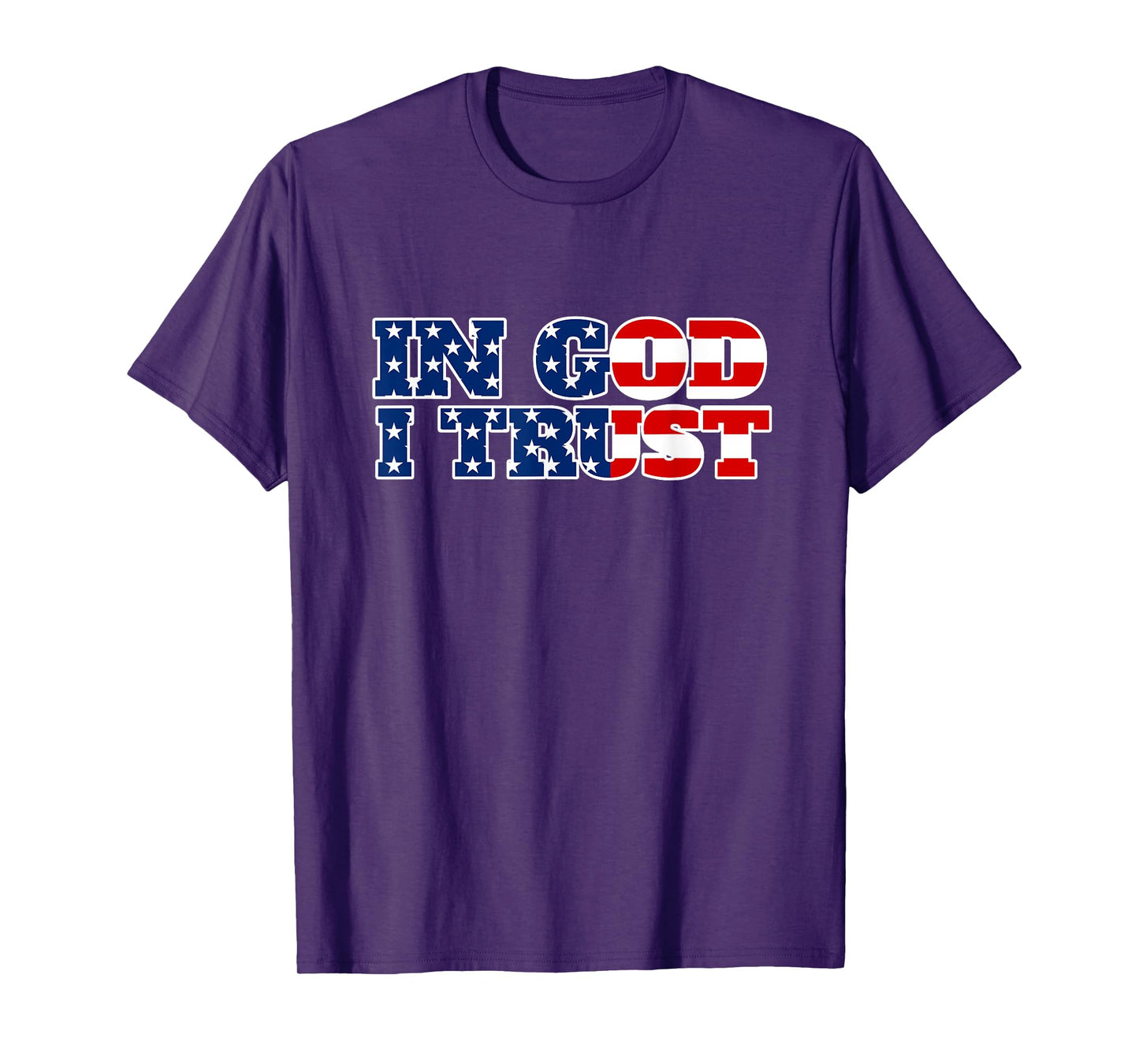 In God I Trust T-Shirt - Religious Jesus Christ American Tee