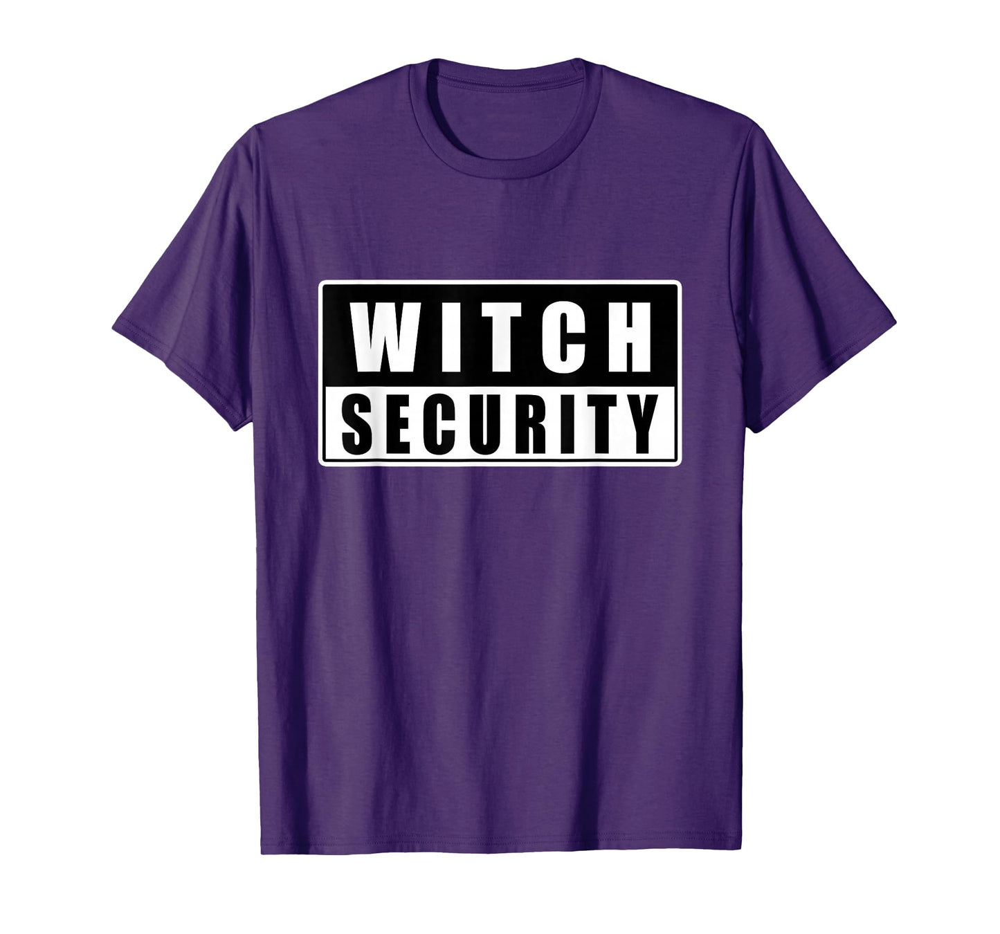 Halloween Witch Security Dad Mom Daughter Adult Easy Costume T-Shirt