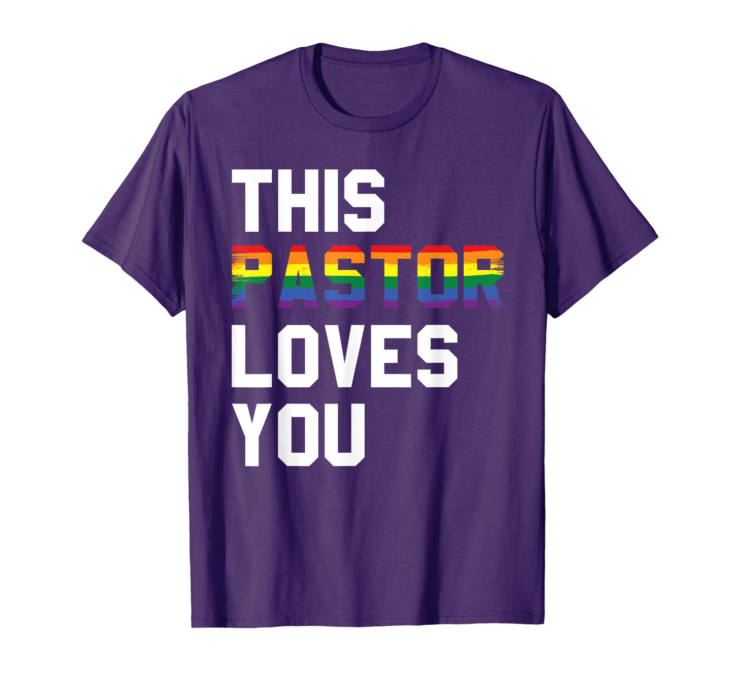 This pastor loves you gay lesbians T-Shirt