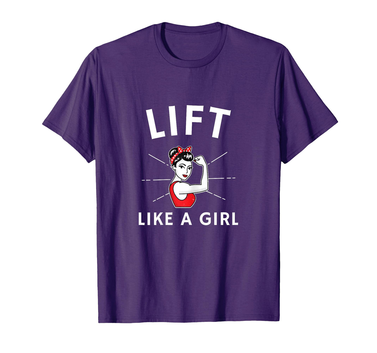 Lift Like a Girl - A Retro Inspired Weight Lifting TShirt T-Shirt