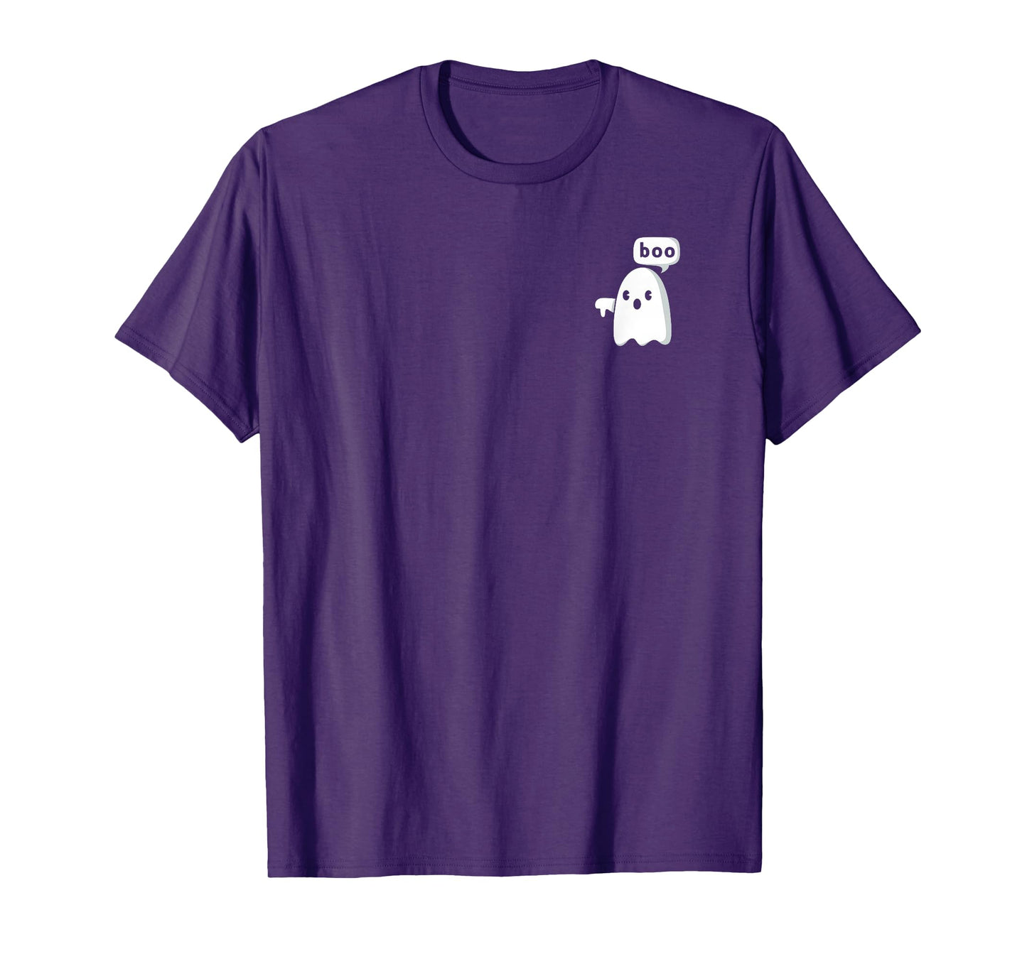 Thumbs Down Ghost Screaming Boo Disapproval Ghost halloween T-Shirt