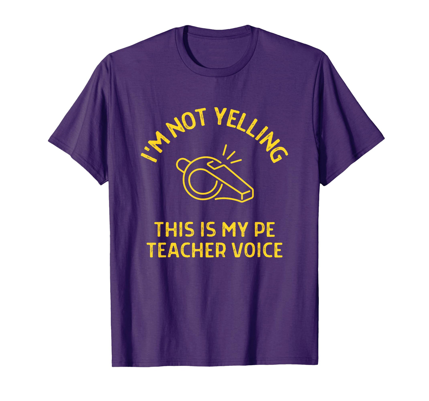 This is My PE Teacher Voice Funny Physical Education Teacher T-Shirt for Men Women