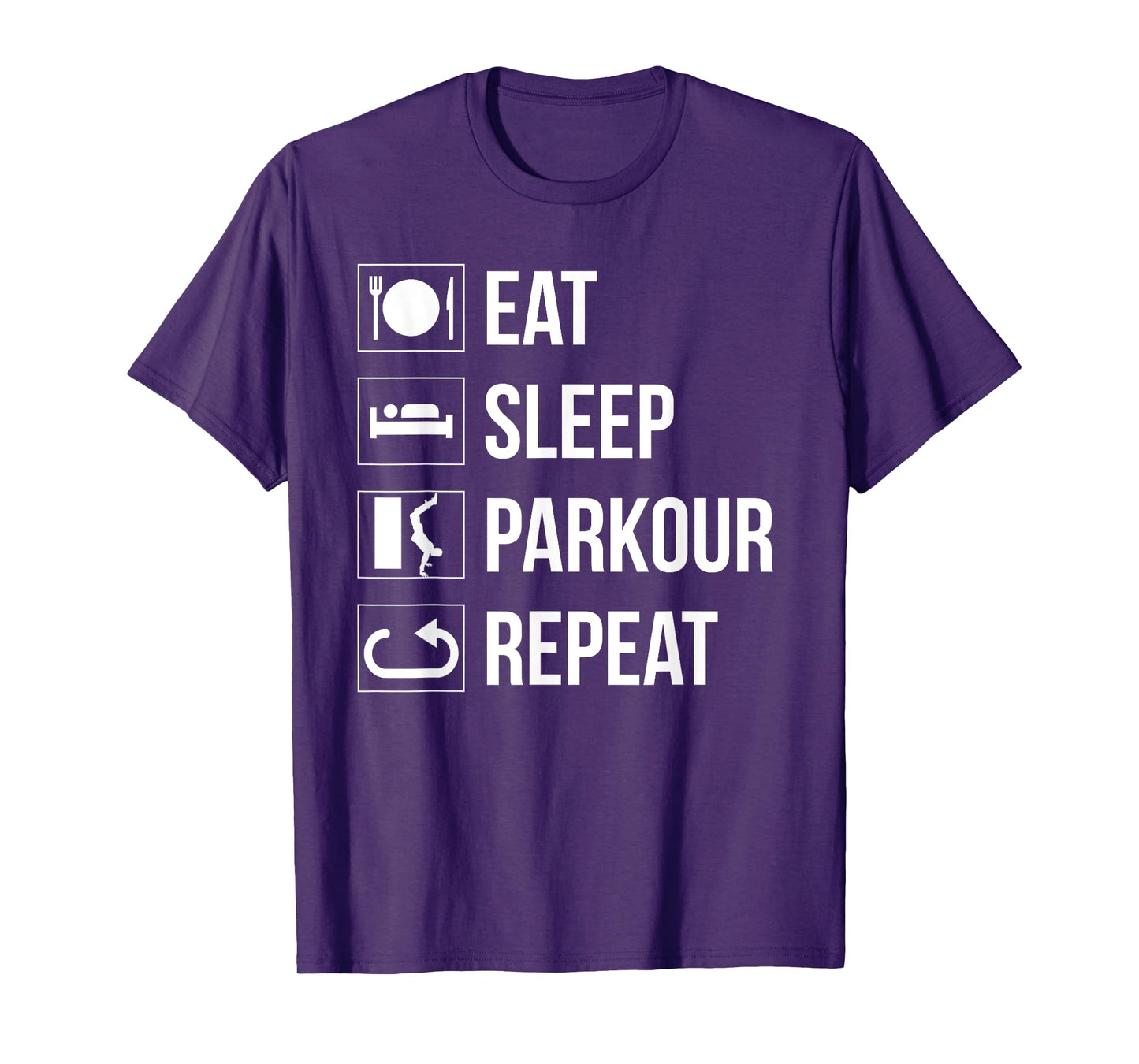 Eat Sleep Parkour Repeat Freestyle Running Gift T-Shirt