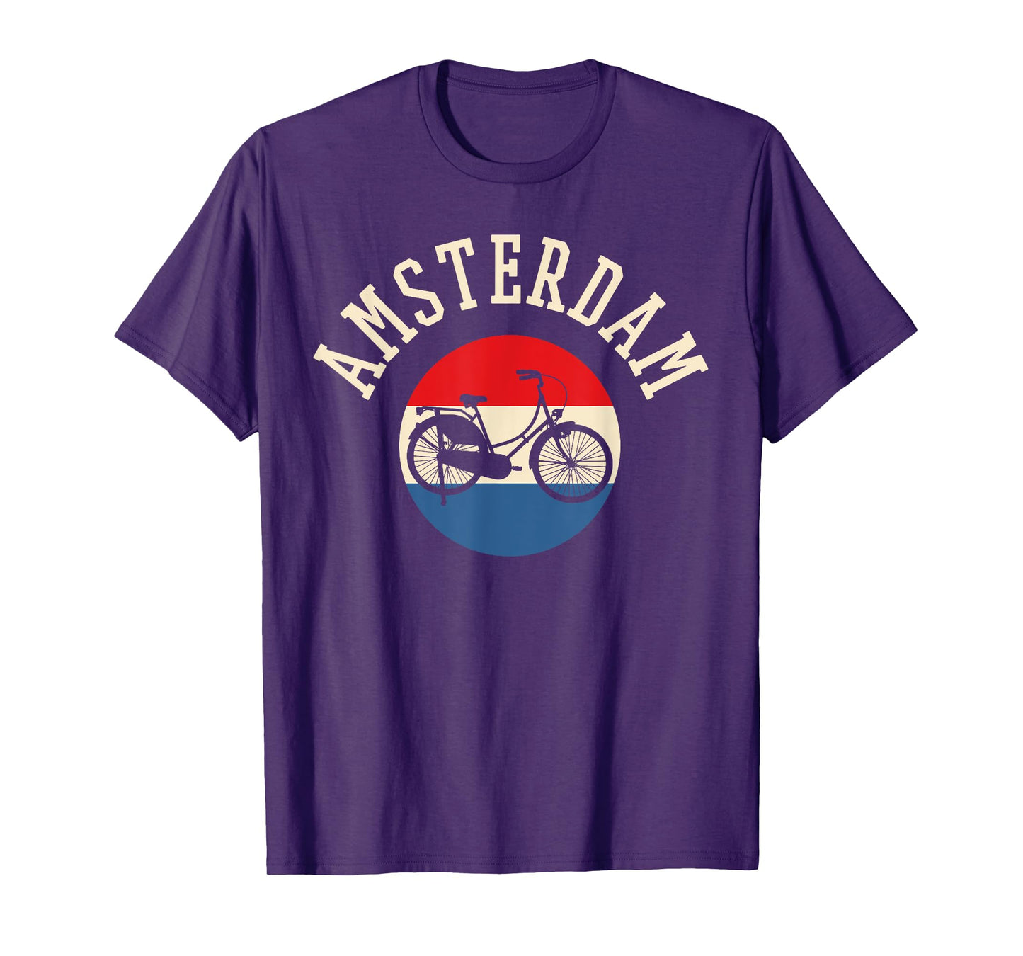 Travel Love Amsterdam Amsterdam T-Shirt Black Unisex-Adults Small Classic Fit Crew Neck Short Sleeve T-Shirt