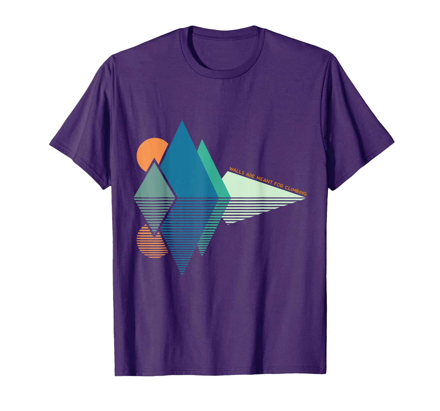 Rock Climbing vintage tee - Walls are meant for climbing T-Shirt