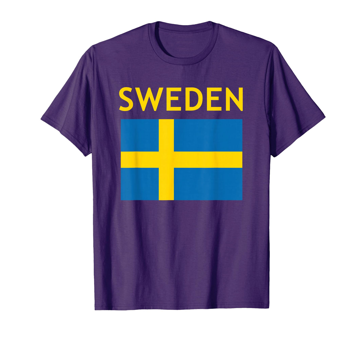 Kids Vintage Sweden Flag Swedish Souvenir Boys Girls Toddler T-Shirt