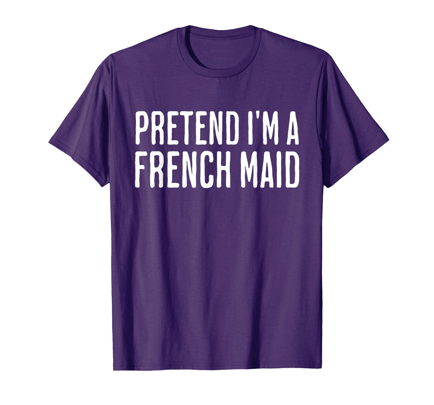 French Maid Costume Men Women Halloween Costume T-Shirt