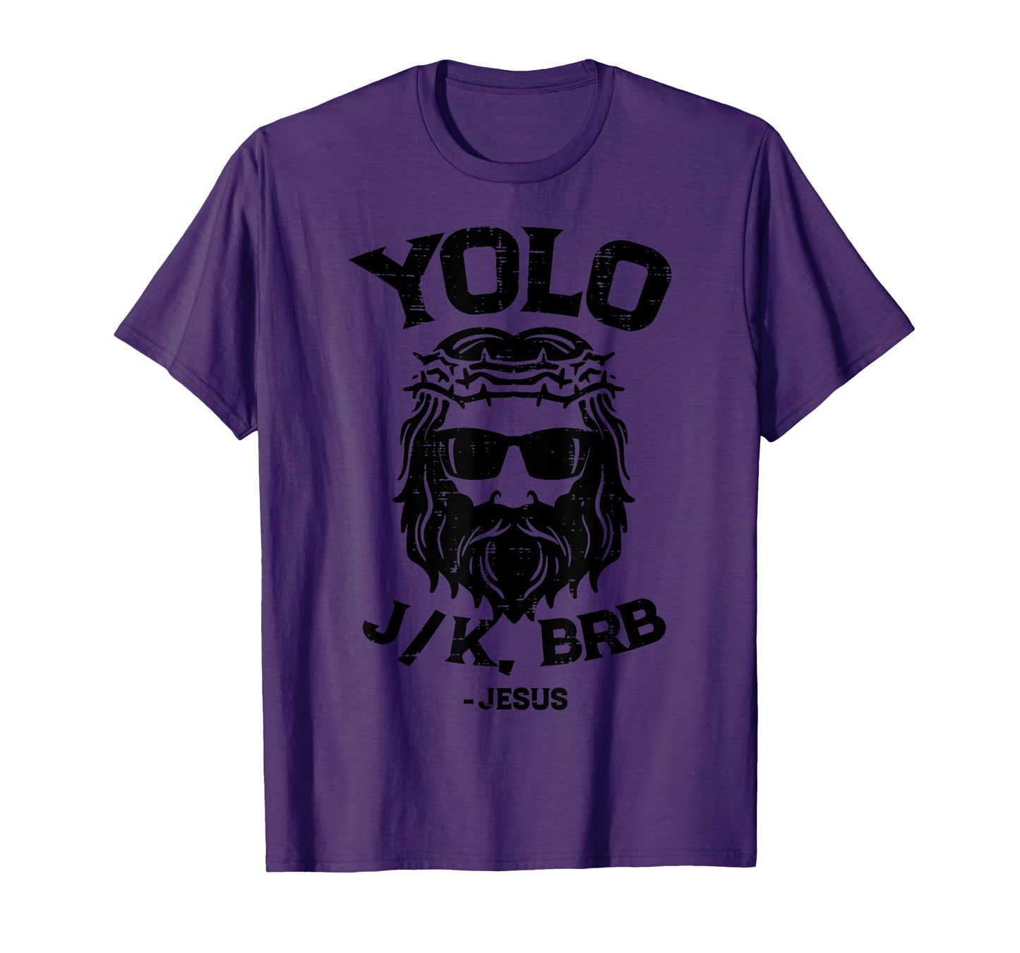 Easter Shirts Women Men Kids Children Easter Gift Yolo Jk Brb Jesus Funny Easter Day Ressurection Christians Unisex-Adults, Unisex-Kids T-Shirt Grey Classic Fit Short Sleeve