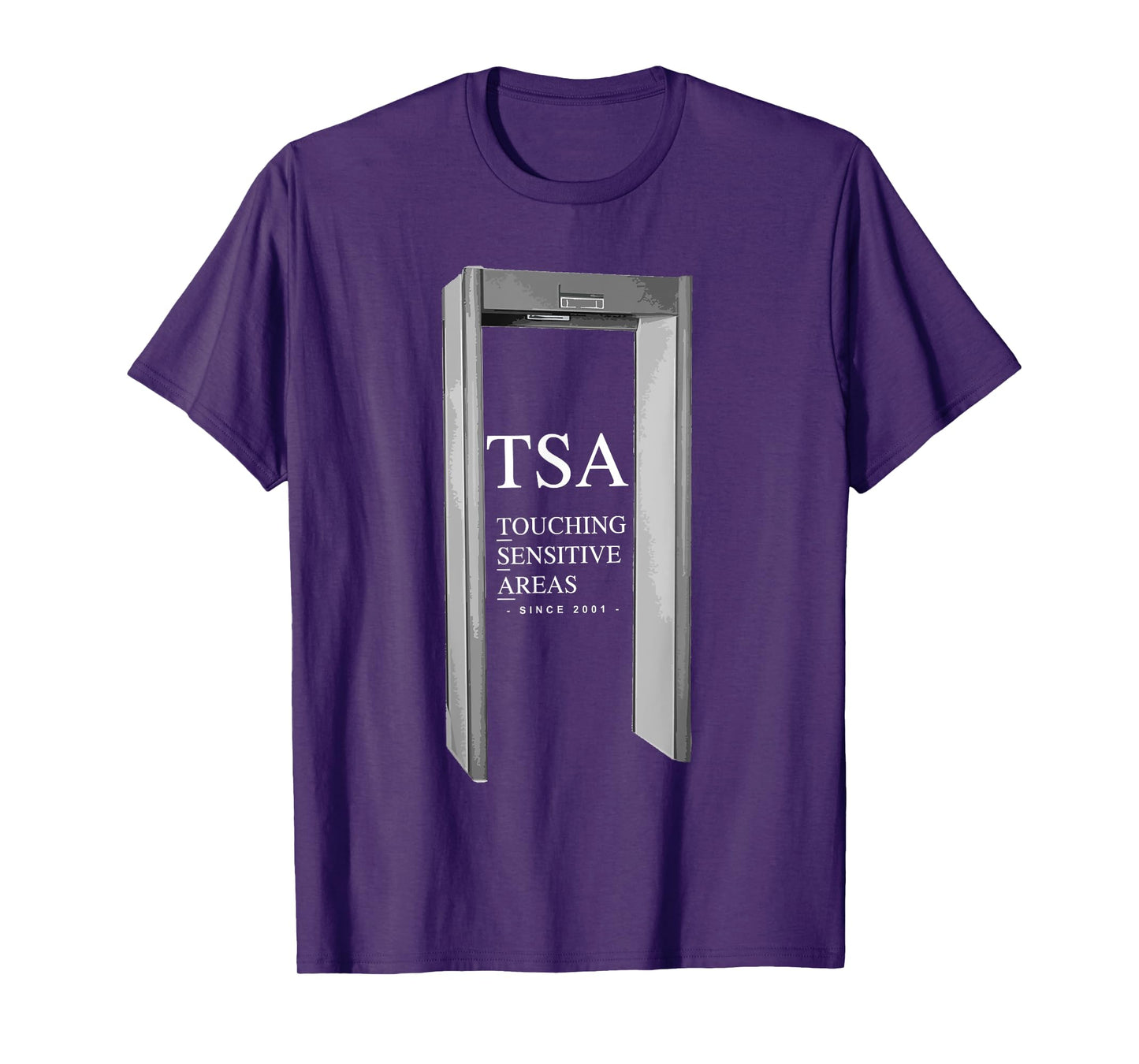 TSA Touching Sensitive Areas Funny T-Shirt. Planes Airports T-Shirt