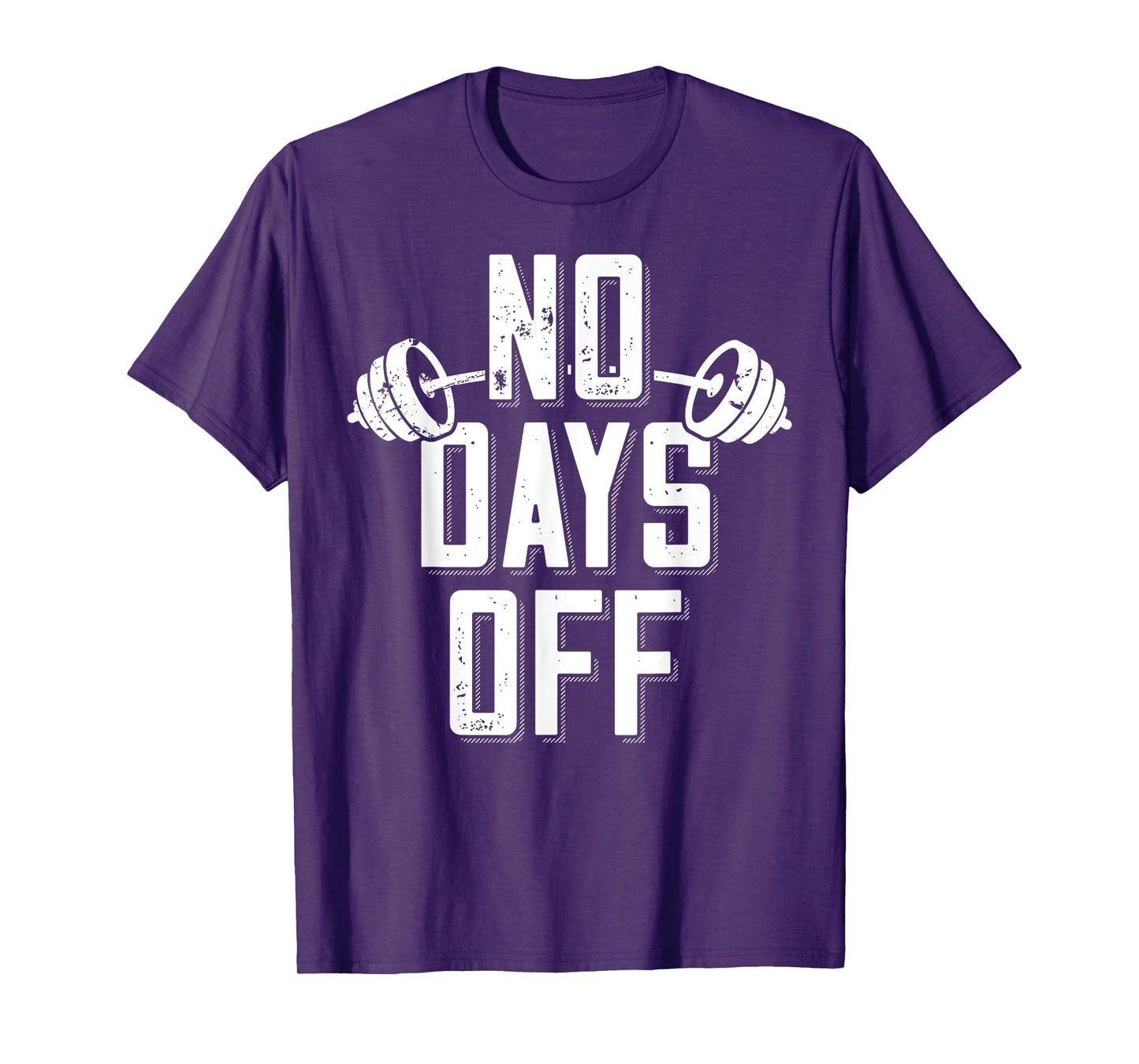 No Days Off Bodybuilder Saying Barbell Bodybuilding T-Shirt