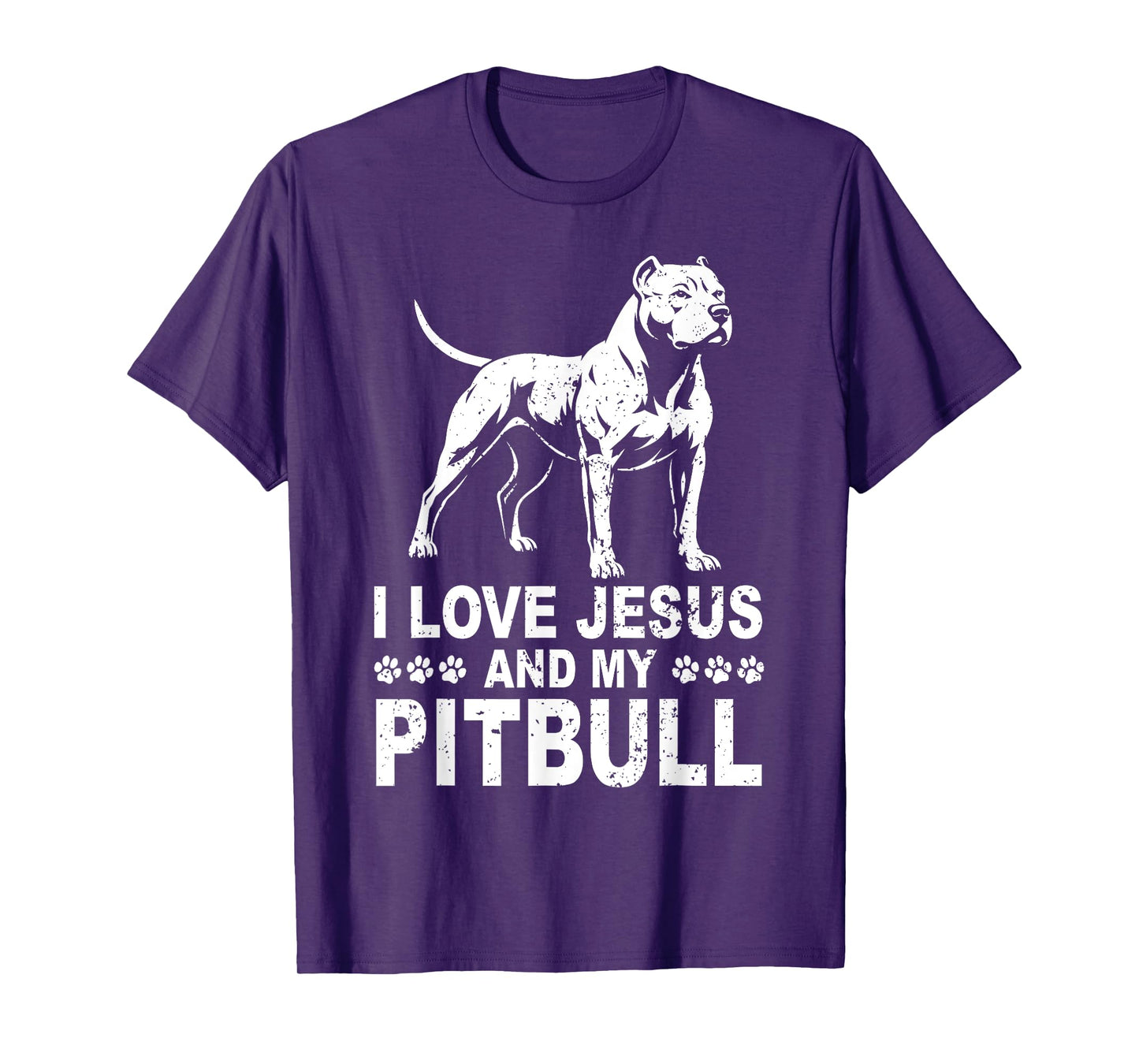 I Love Jesus and My Pitbull T-Shirt
