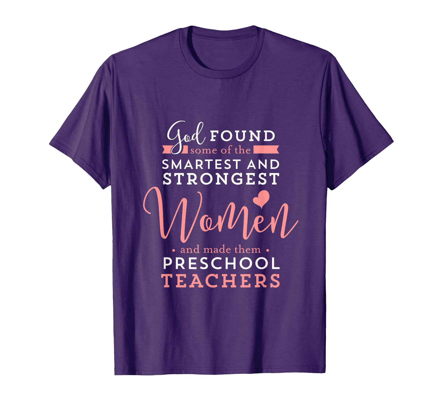 Preschool Teacher Strong Smart God Christian Jesus T-Shirt for Men Women Girls Kids