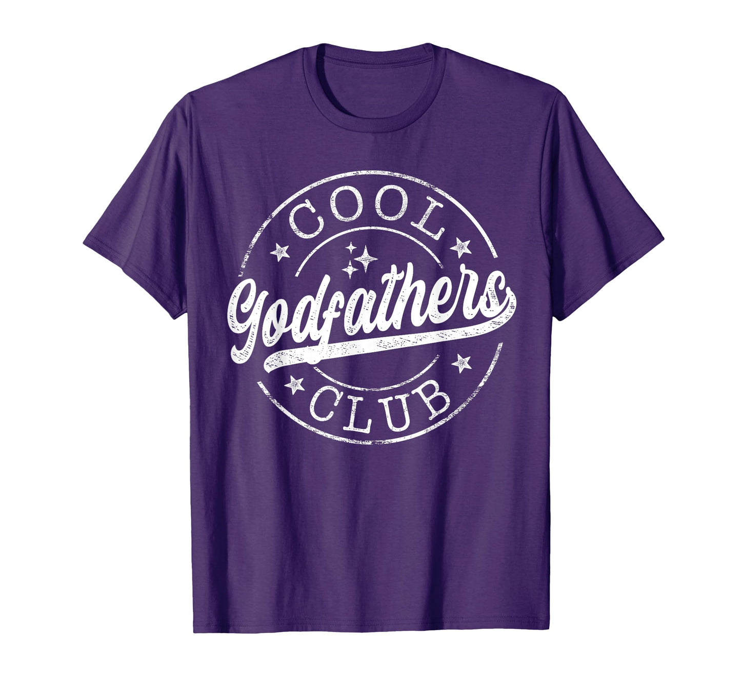 Cool Godfathers Club Emblem Design Father's Day Godfather T-Shirt