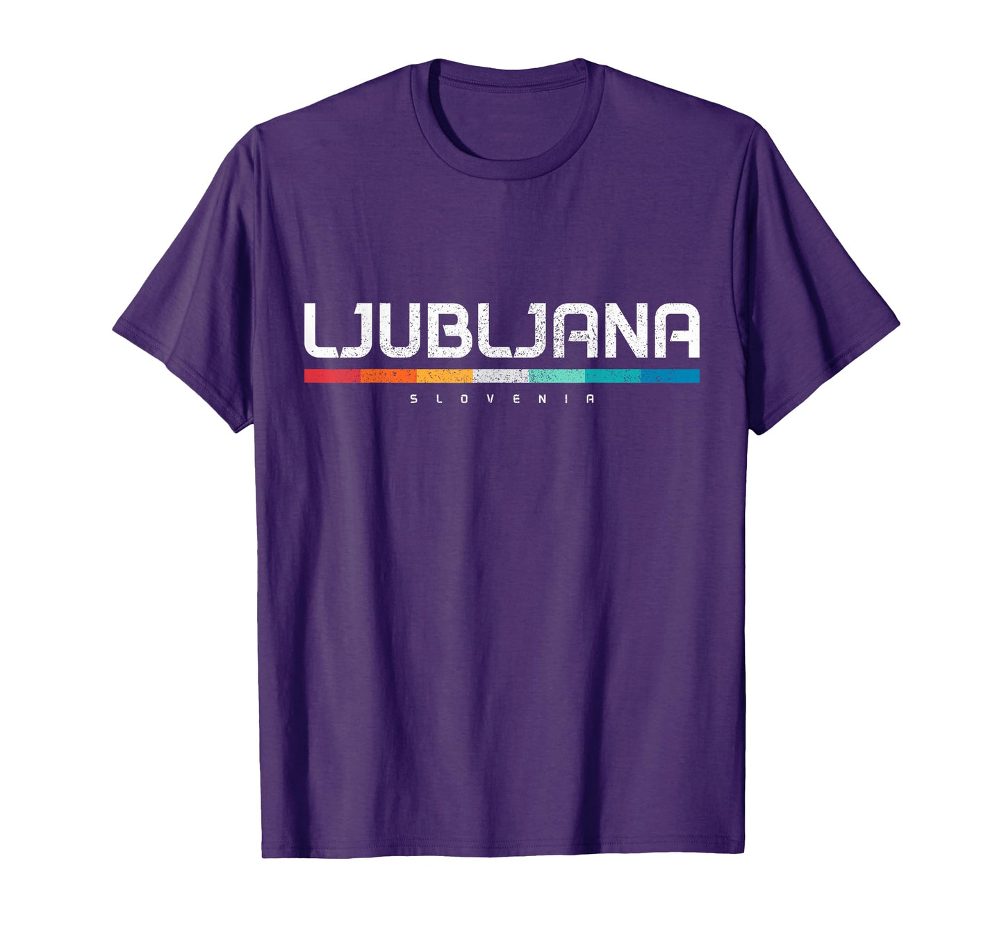 We Love Ljubljana Slovenia Vintage Retro Slovenian Souvenir T-Shirt