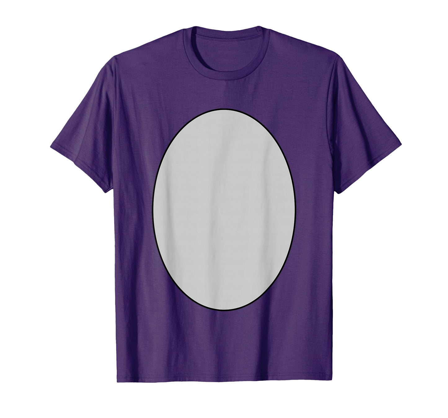 easy lazy diy donkey costume grey circle donkey belly tee T-Shirt
