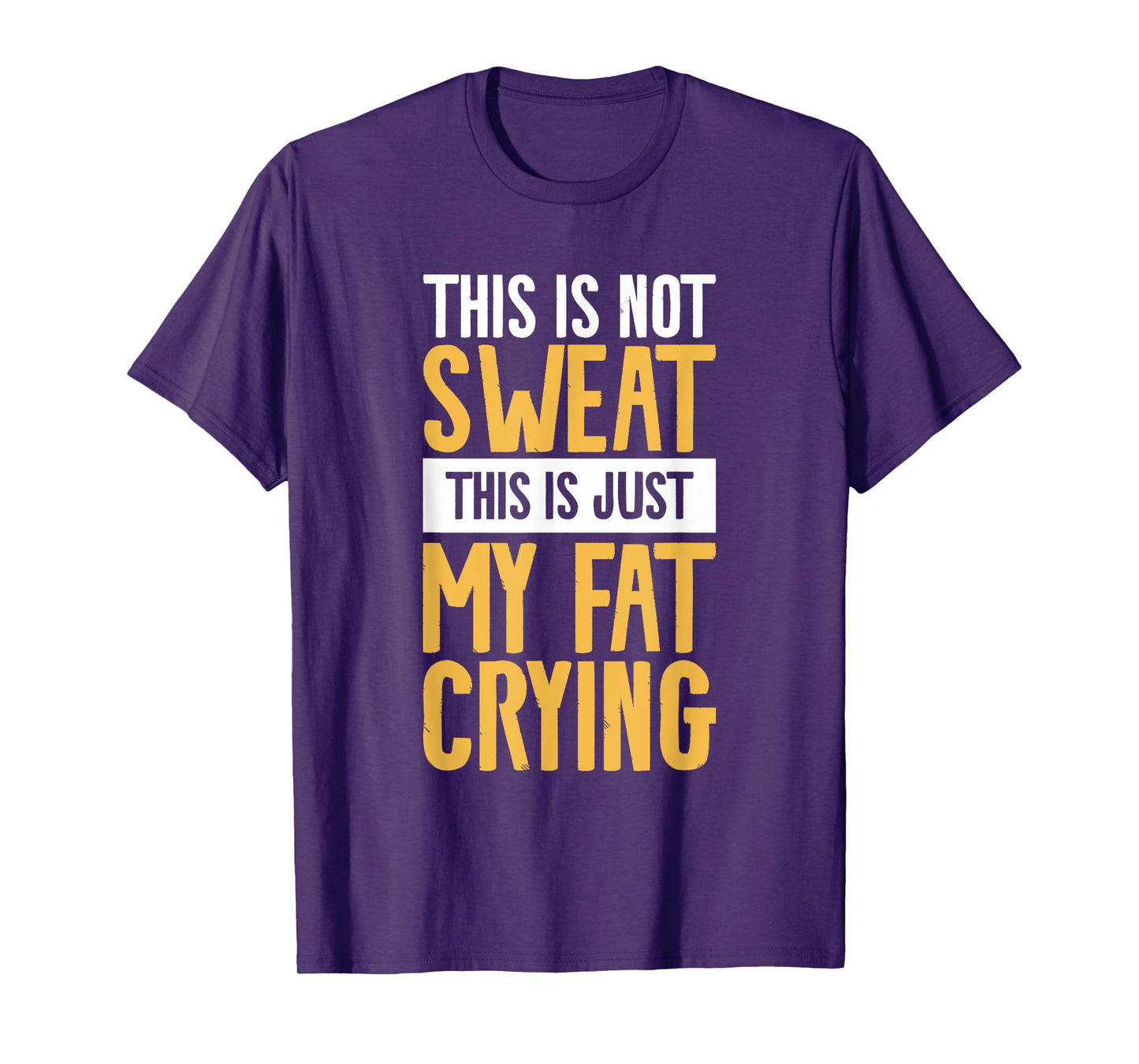 This Is Not Sweat This Is Just My Fat Crying Workout T-Shirt