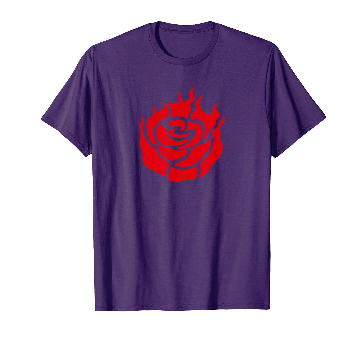 Flame Red Flower Love Passion Floral Graphic Plant Design T-Shirt