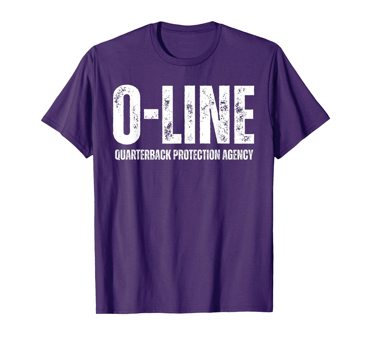 O-Line Quarterback Protection Agency Football Offensive Line T-Shirt
