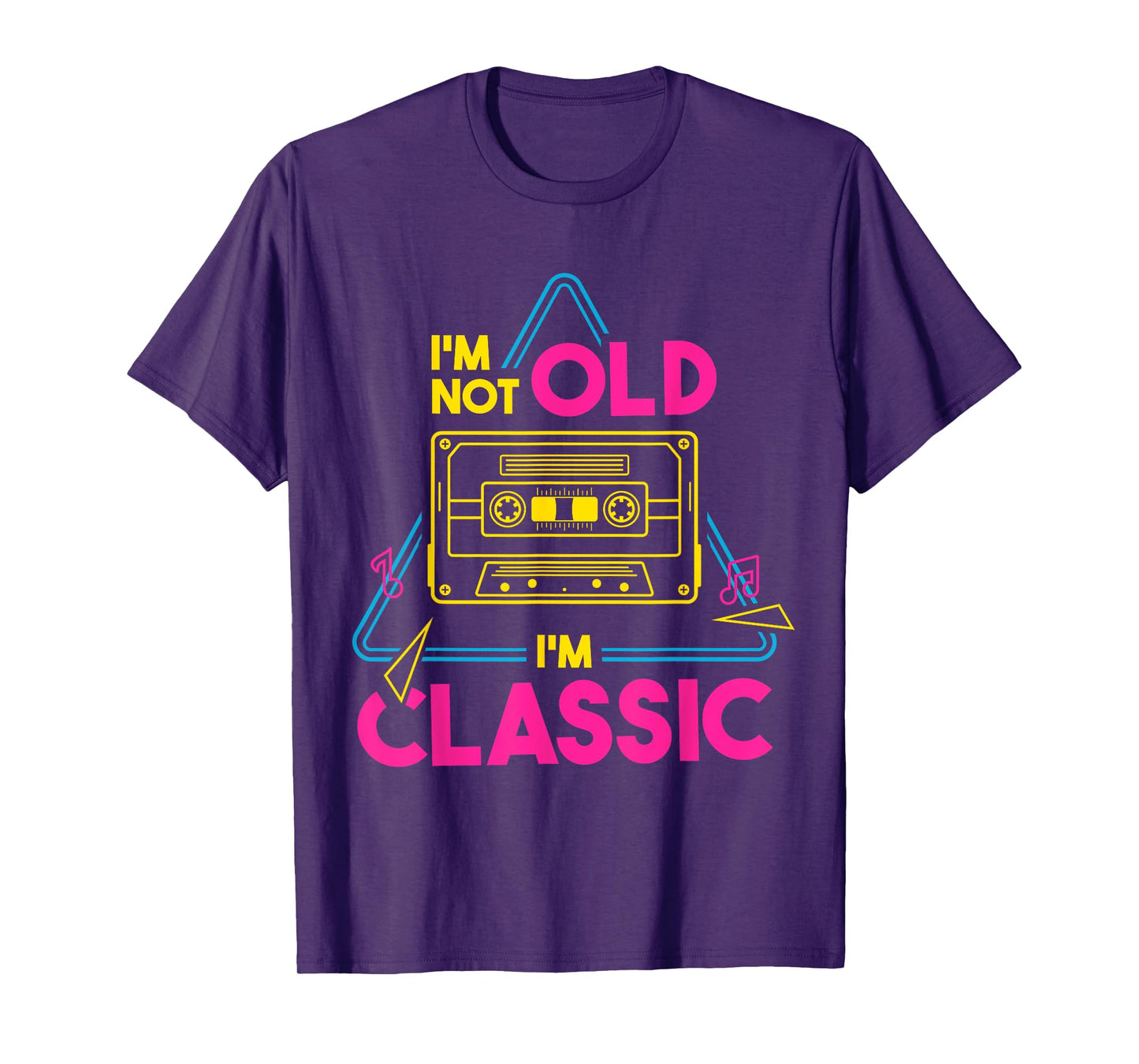Retired I'm Not Old I'm Classic Cassette Tape - Retirement T-Shirt