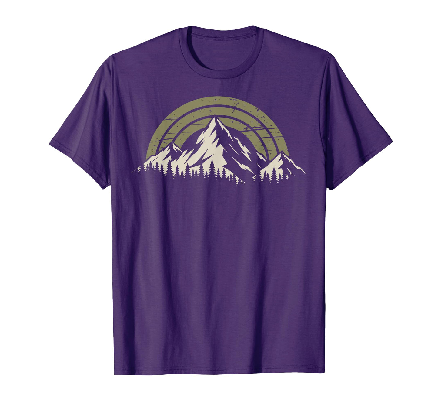 Mountain Retro Hiking Adventure Trail T-Shirt