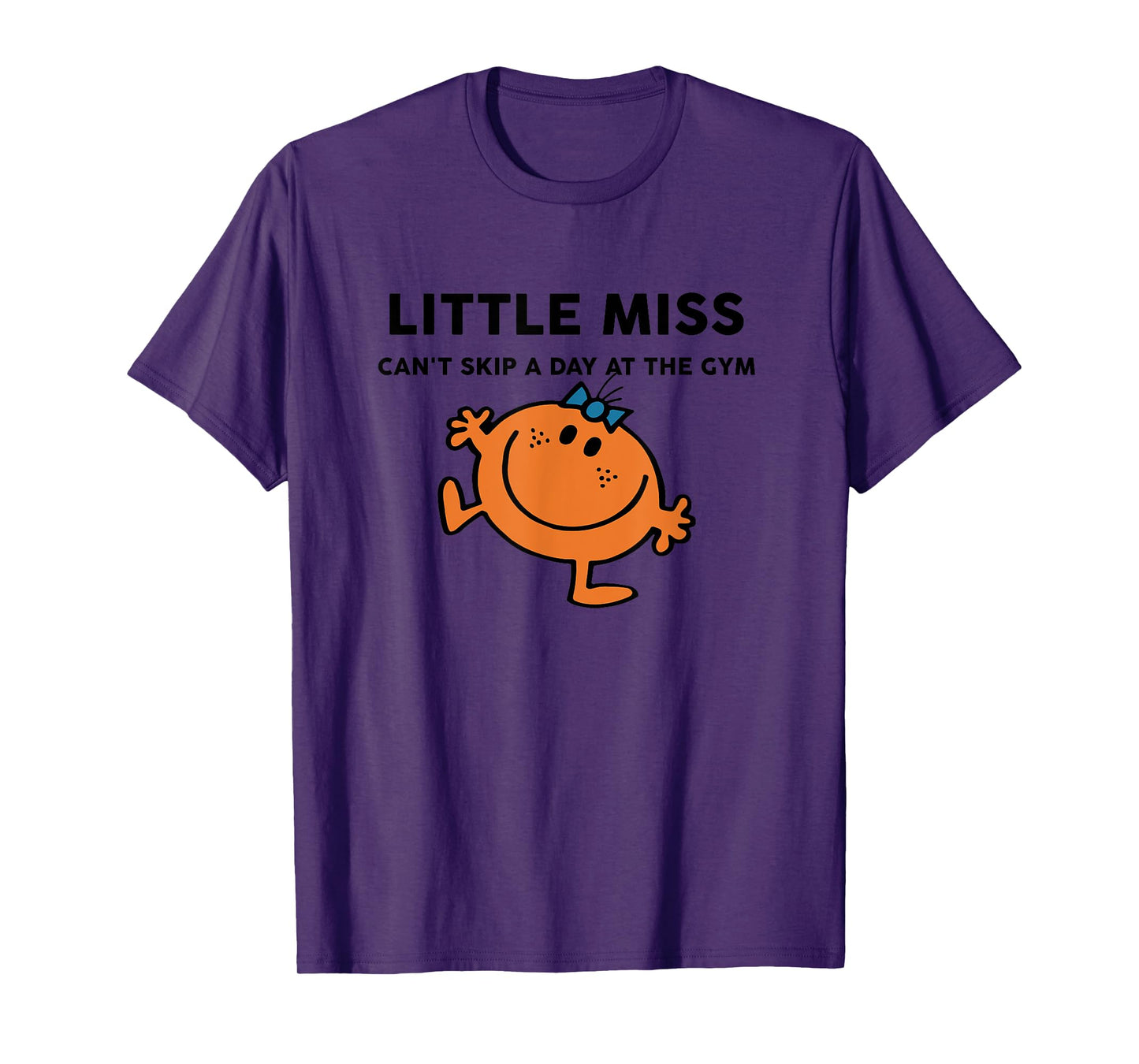 Little miss can't skip a day at the gym Funny Design T-Shirt