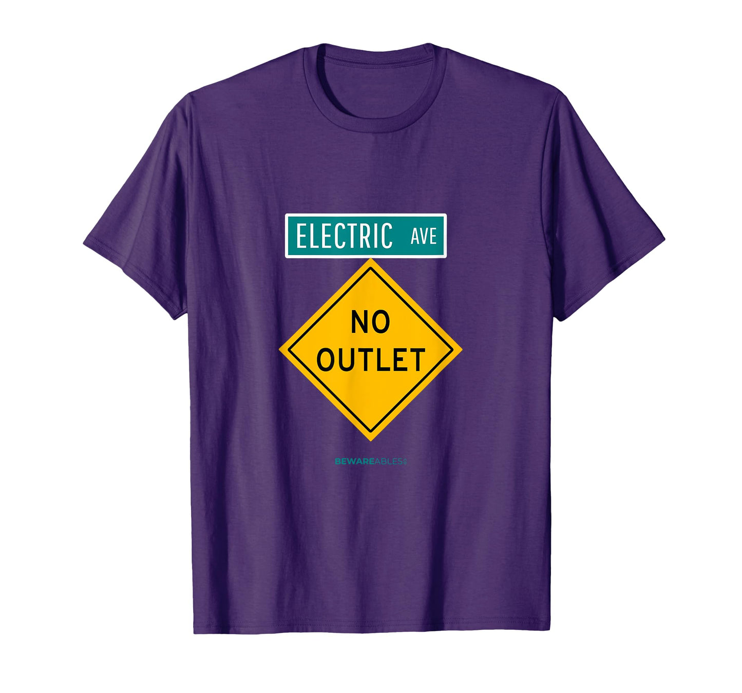 No outlet on an Avenue called Electric for EVs Funny T-Shirt