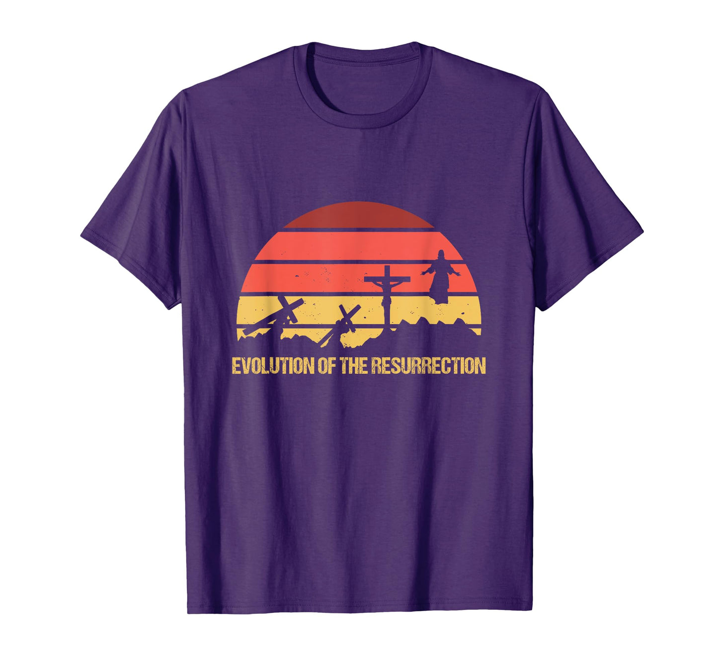 Resurrection Evolution Jesus Christ Religion Prayer God Gift T-Shirt