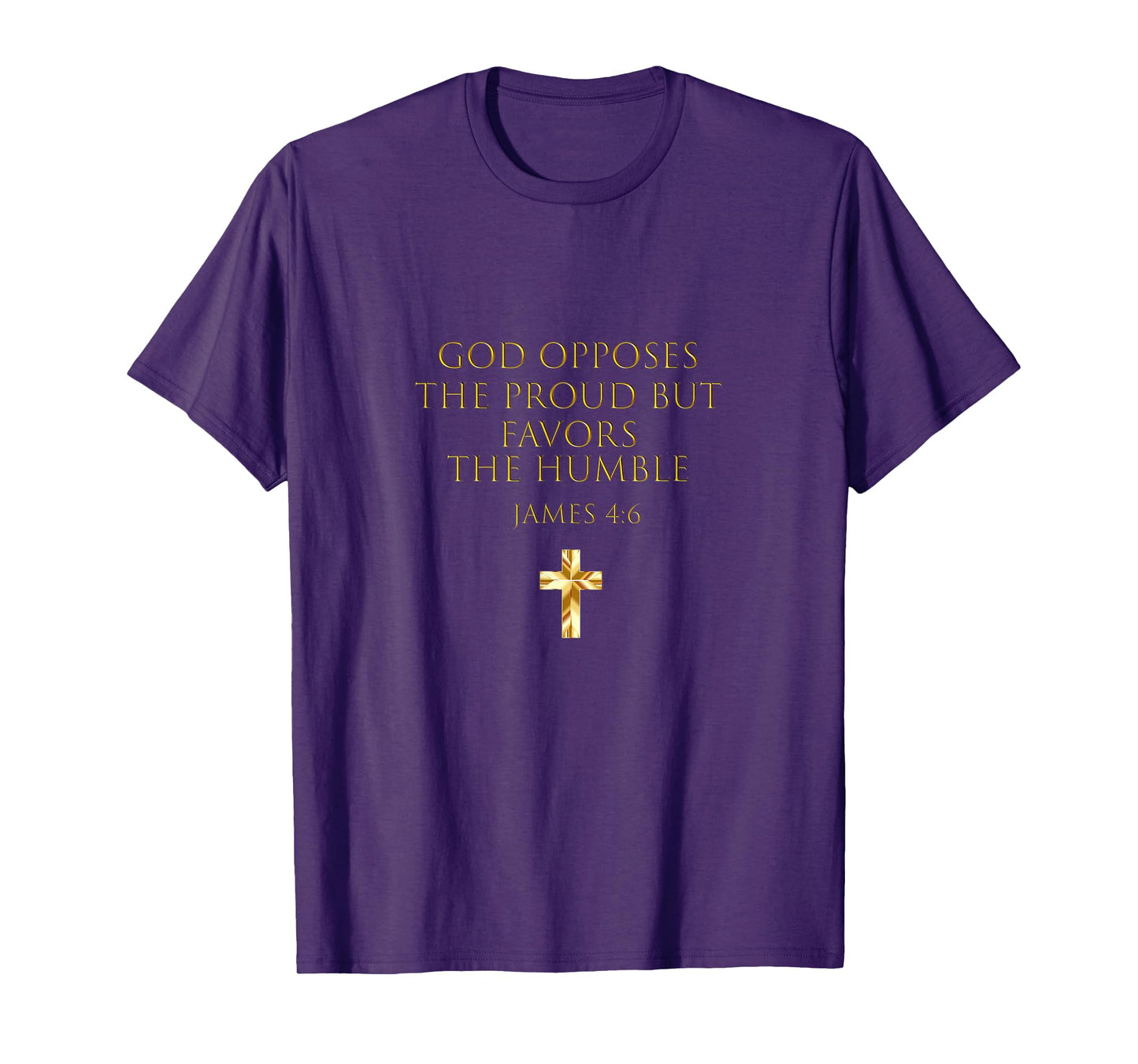 Buffalo Tees James 4:6 Bible Verse T-Shirt
