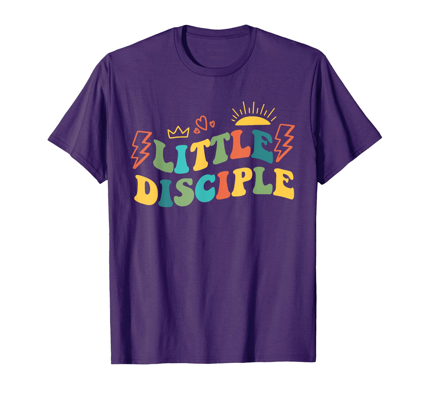Little Disciple Kids Christian Toddler Religious Youth Jesus T-Shirt