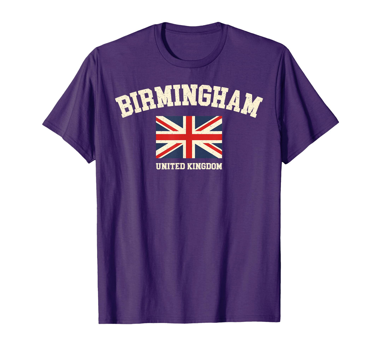 Vintage Birmingham England United Kingdom Souvenir Retro T-Shirt