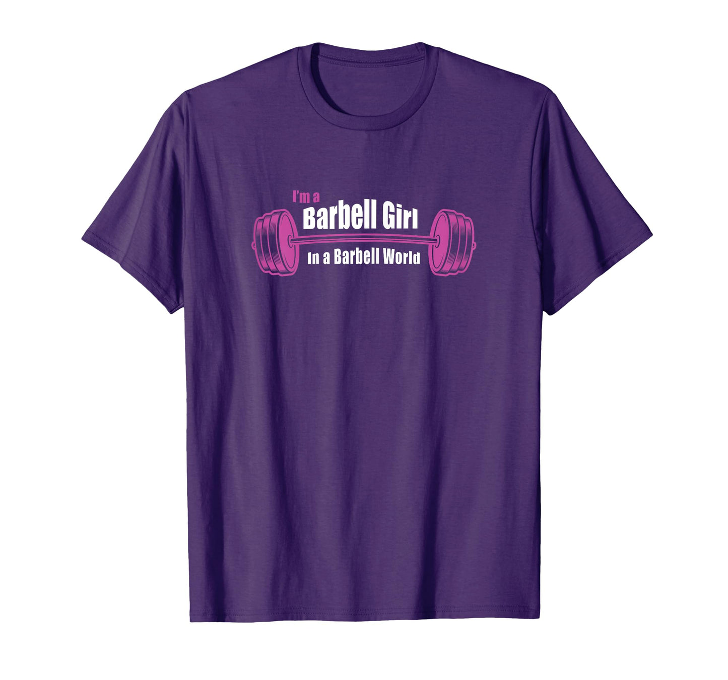 Barbell Girl Strength Training - Funny Workout T-Shirt