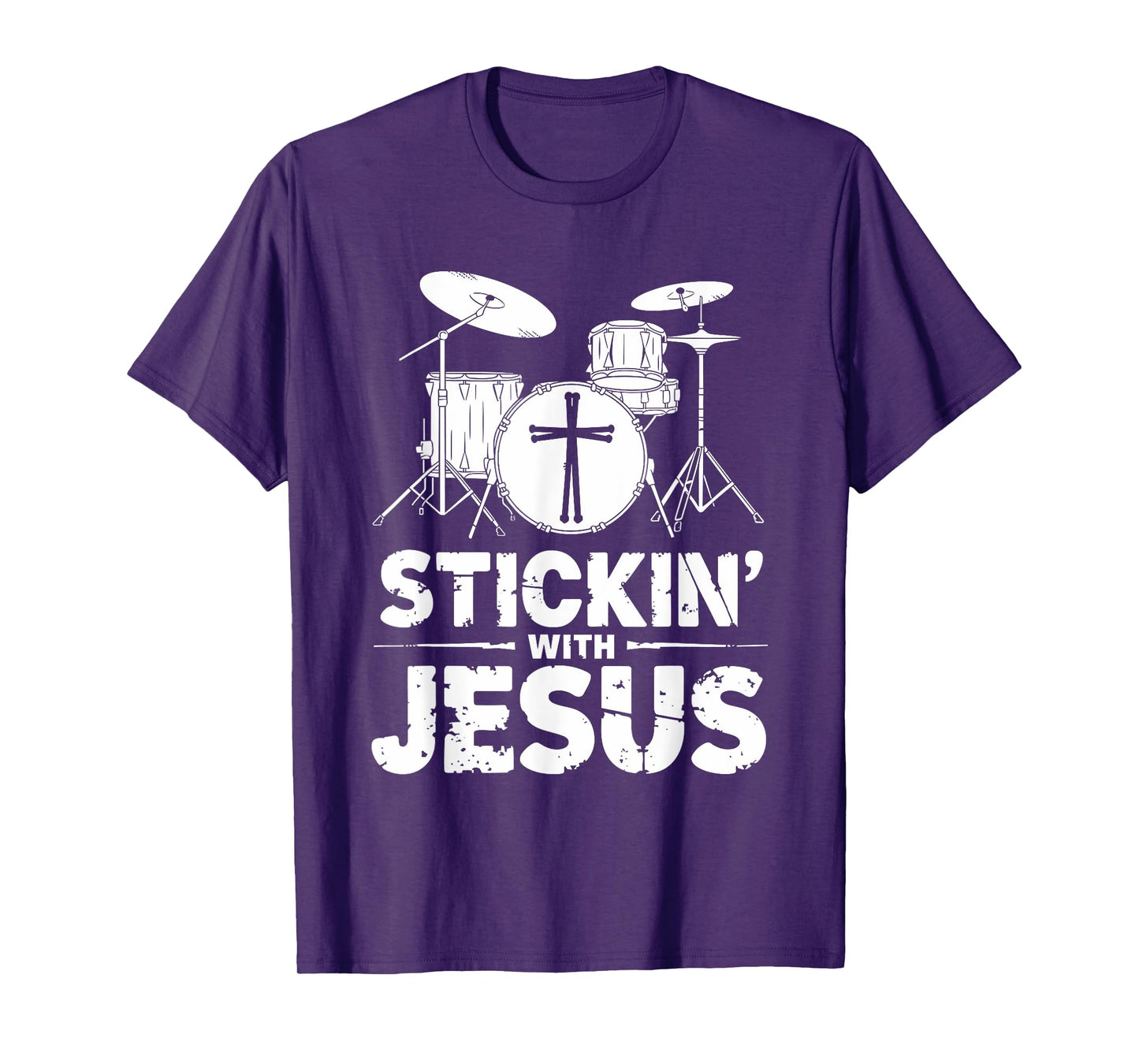 Christian Drummer For Drumming Drum Player Drumset T-Shirt