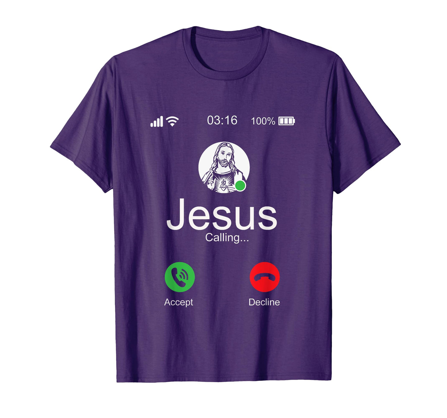 Jesus Is Calling - Christian T T-Shirt