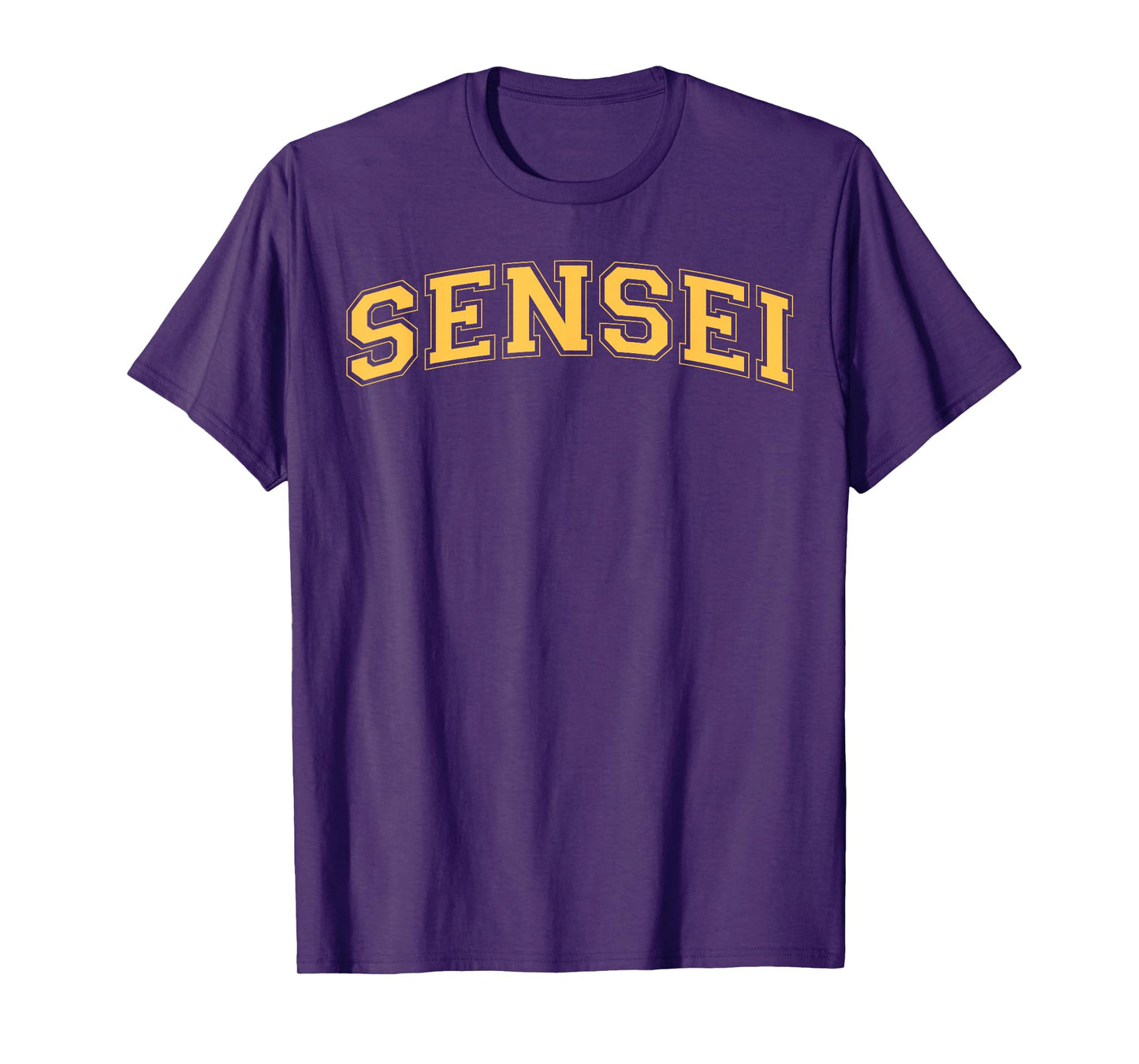 Sensei Martial Arts Teacher Karate Instructor - Yellow Men Women T-Shirt