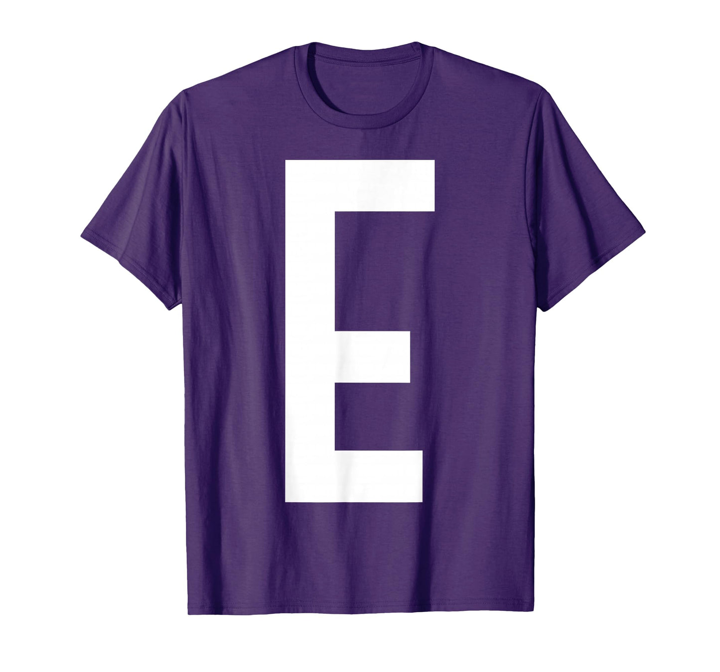 Letter E Funny Group Matching Christmas Costume 2025 Family T-Shirt