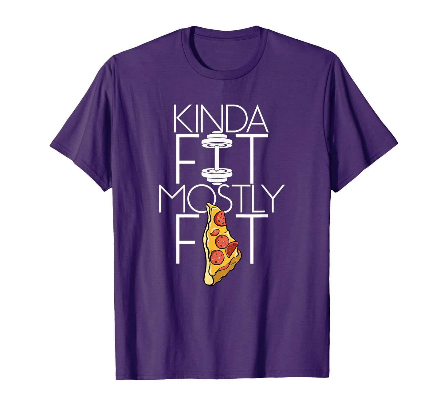 Sets and Reps Apparel Kinda Fit Mostly Fat Fitness Workout T-Shirt