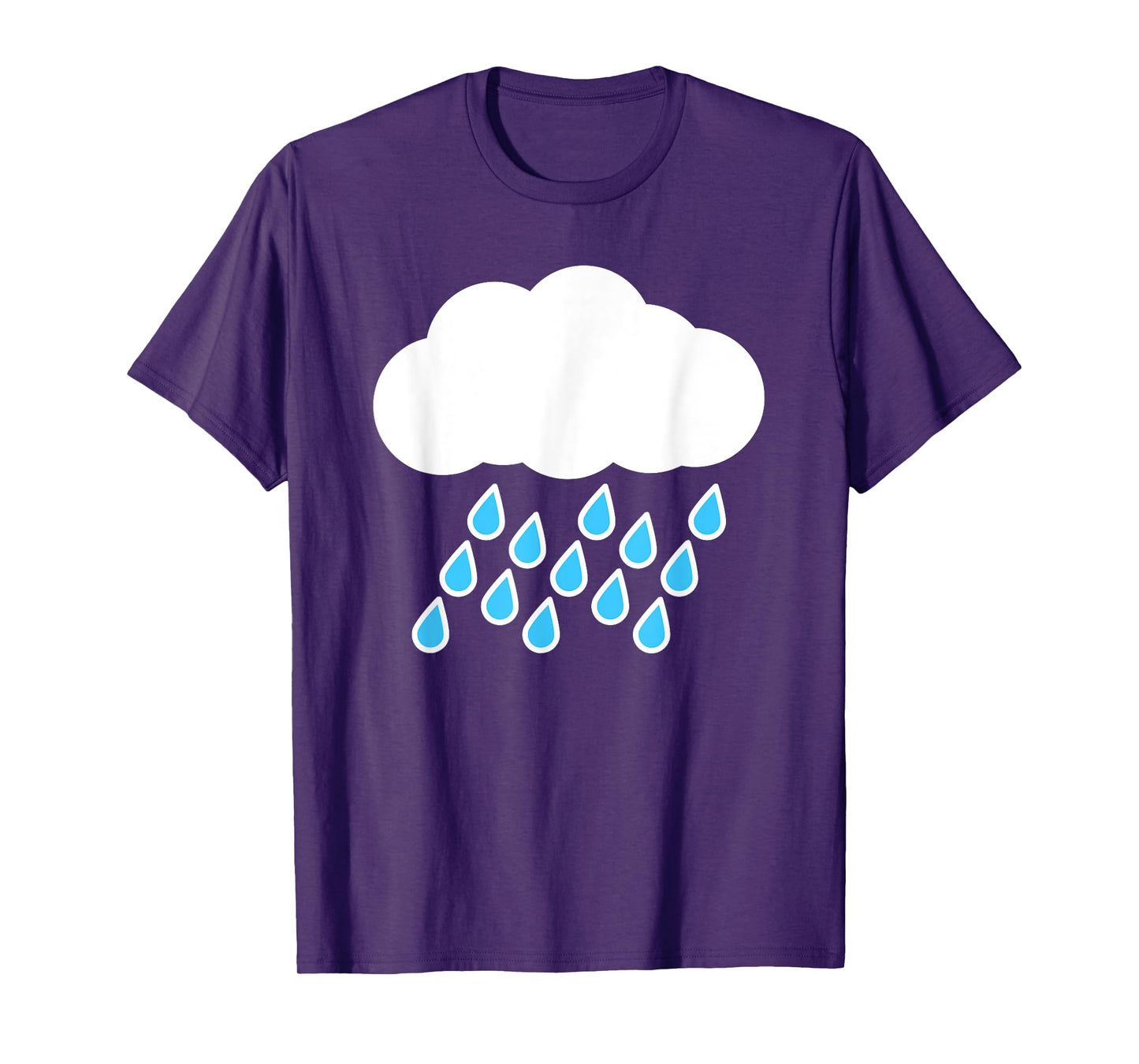 White Clouds Rain Drop Costume T-Shirt
