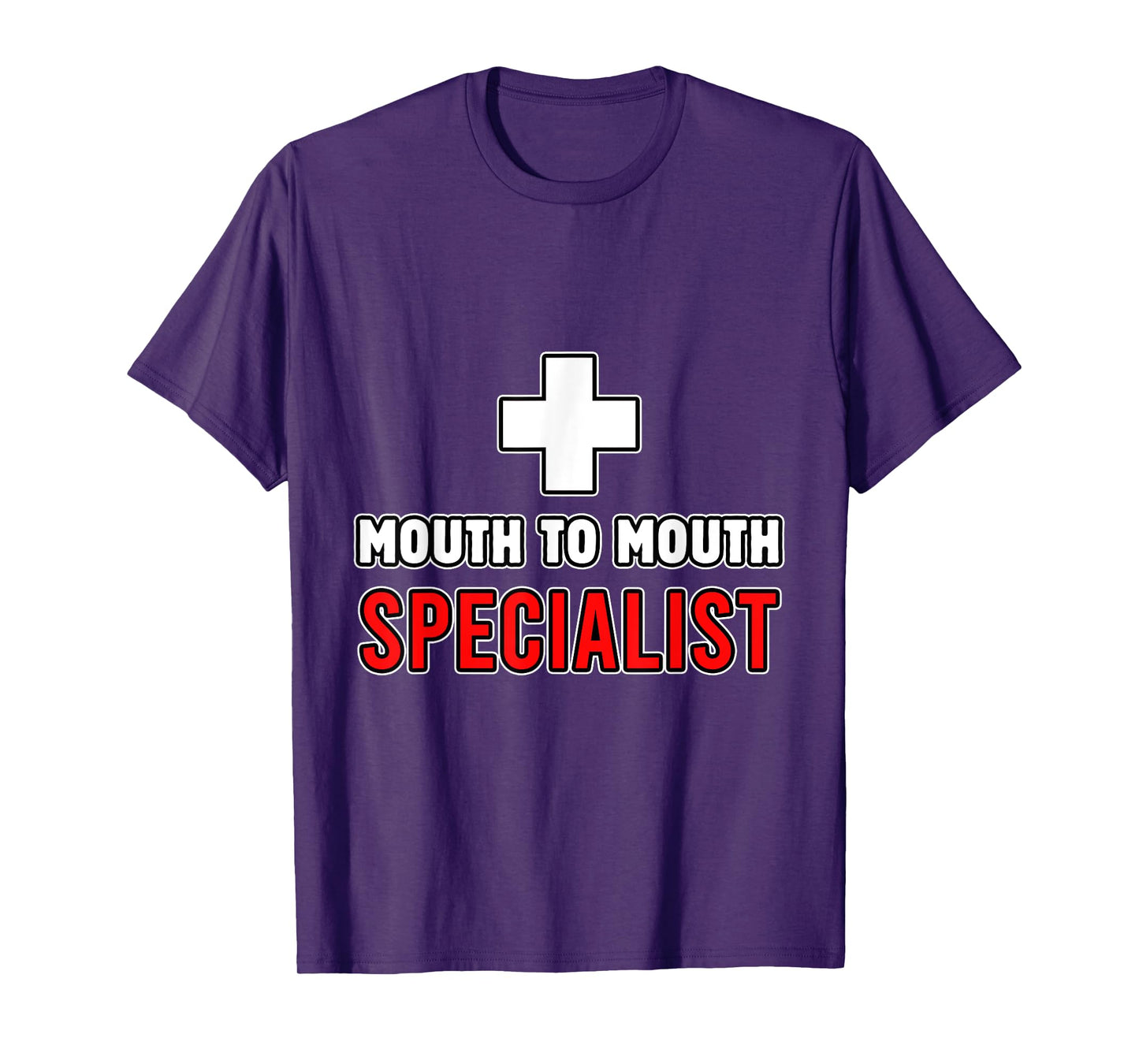 Mouth To Mouth Specialist Lifeguards Seashore Marine Police T-Shirt