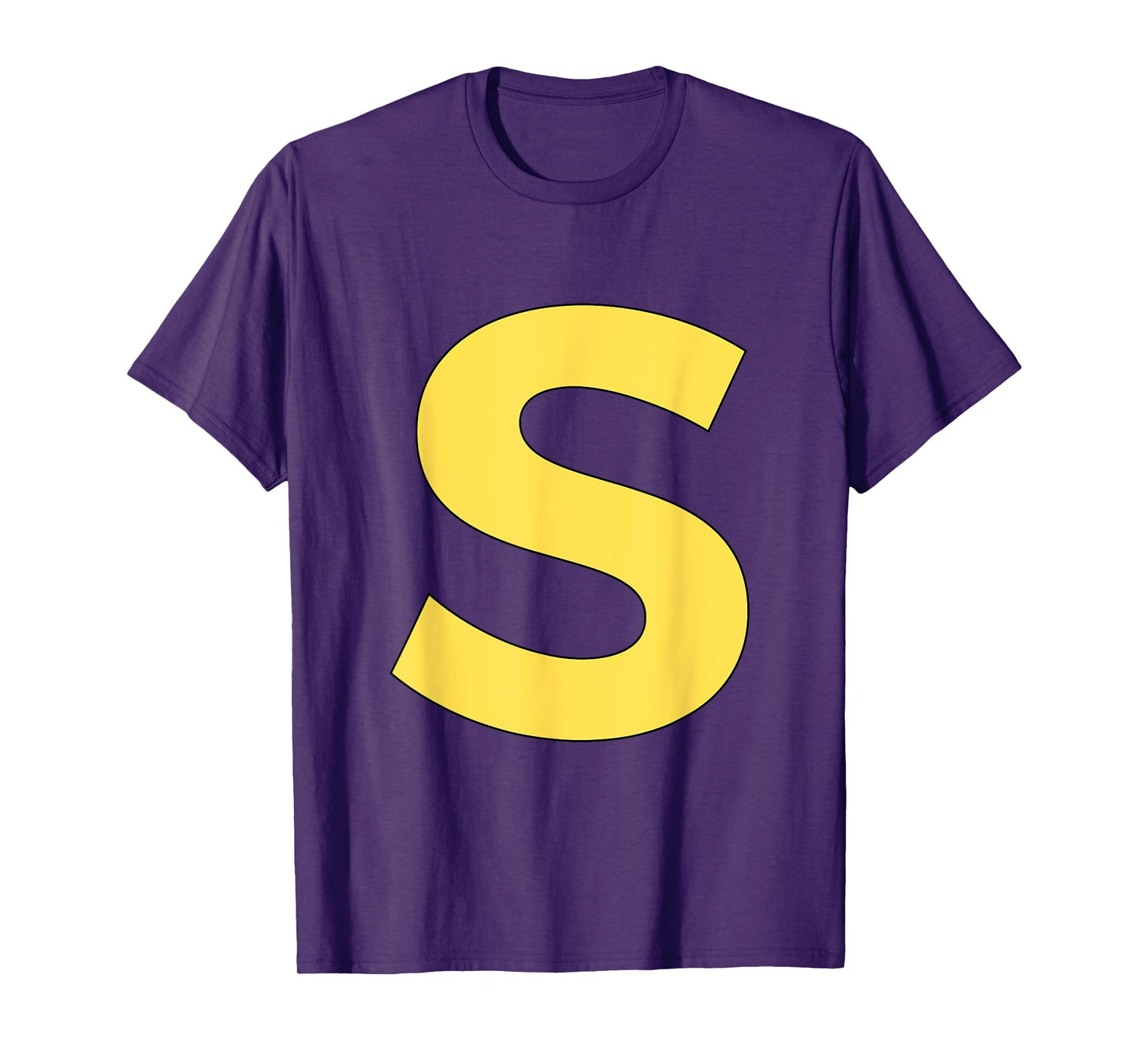 Letter S Funny Group Matching Halloween Costume T-Shirt