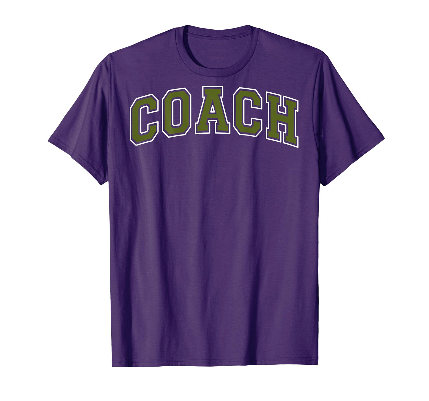Coach Sports Trainer Vintage Olive Green on the back T-Shirt