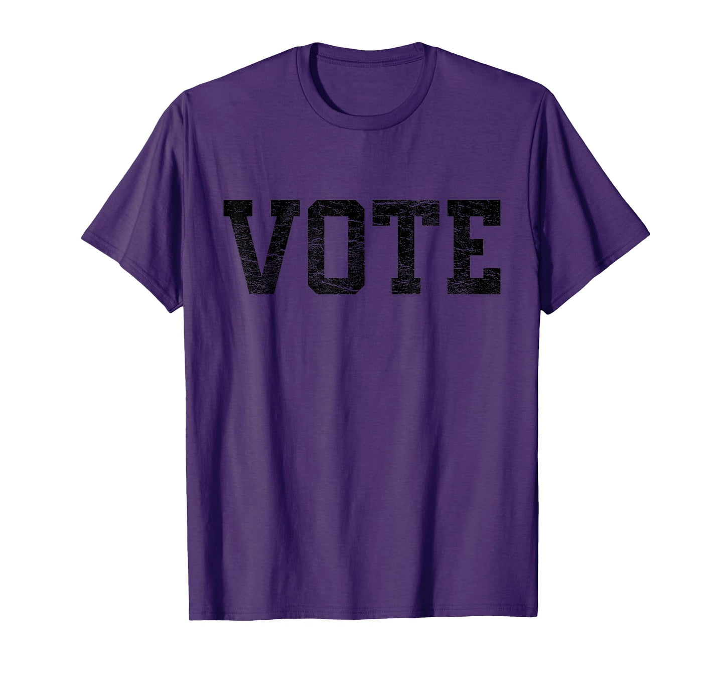 Vote Tshirt Women Men Distressed Text 2024 Election T-Shirt