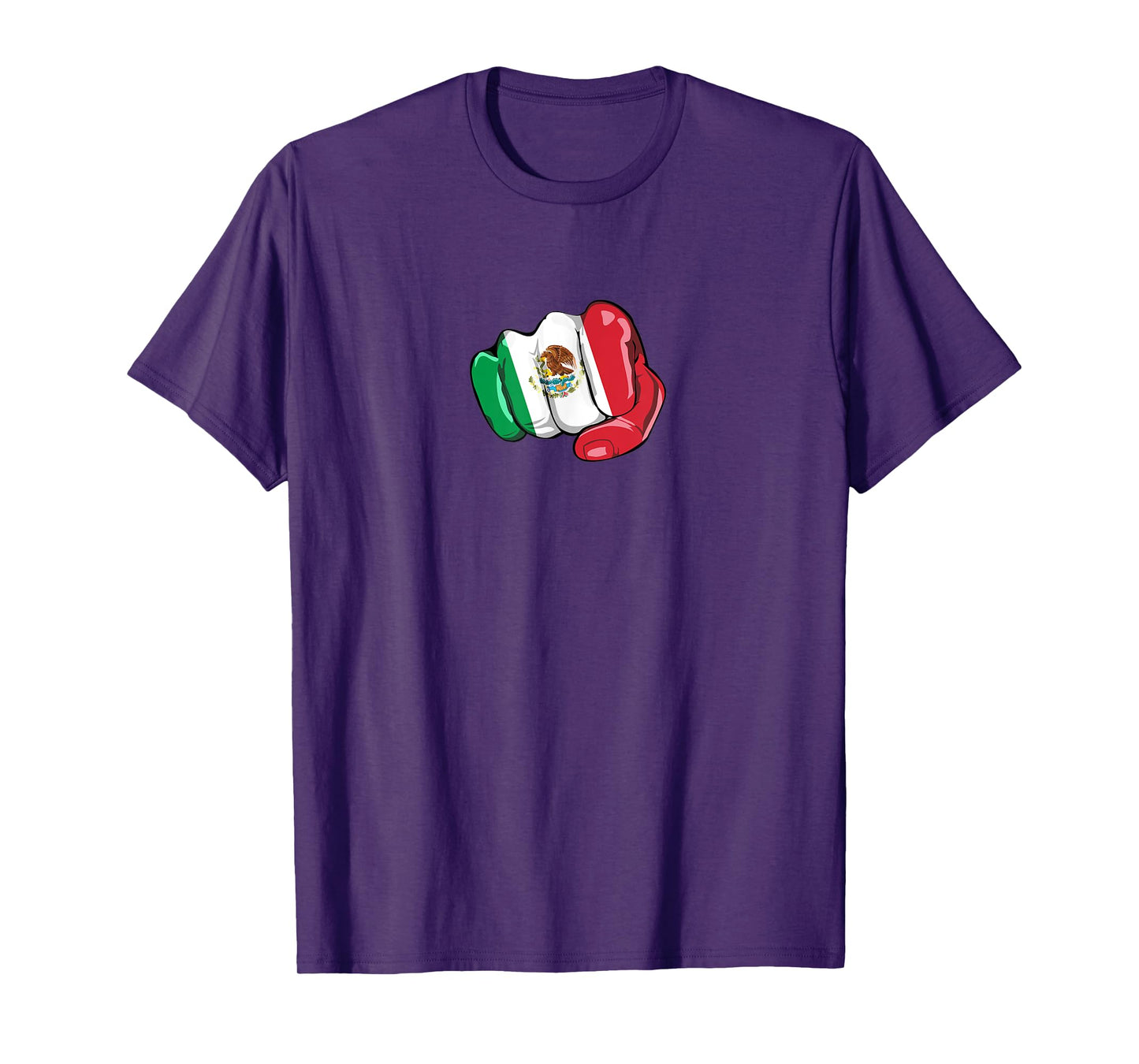 Mexican flag Respect Universal Language Hand Fist Gift T-Shirt