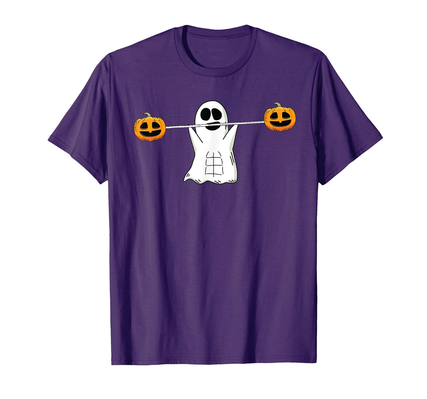 Ghost Lifting Halloween Funny Work-out Gym Fitness T-Shirt