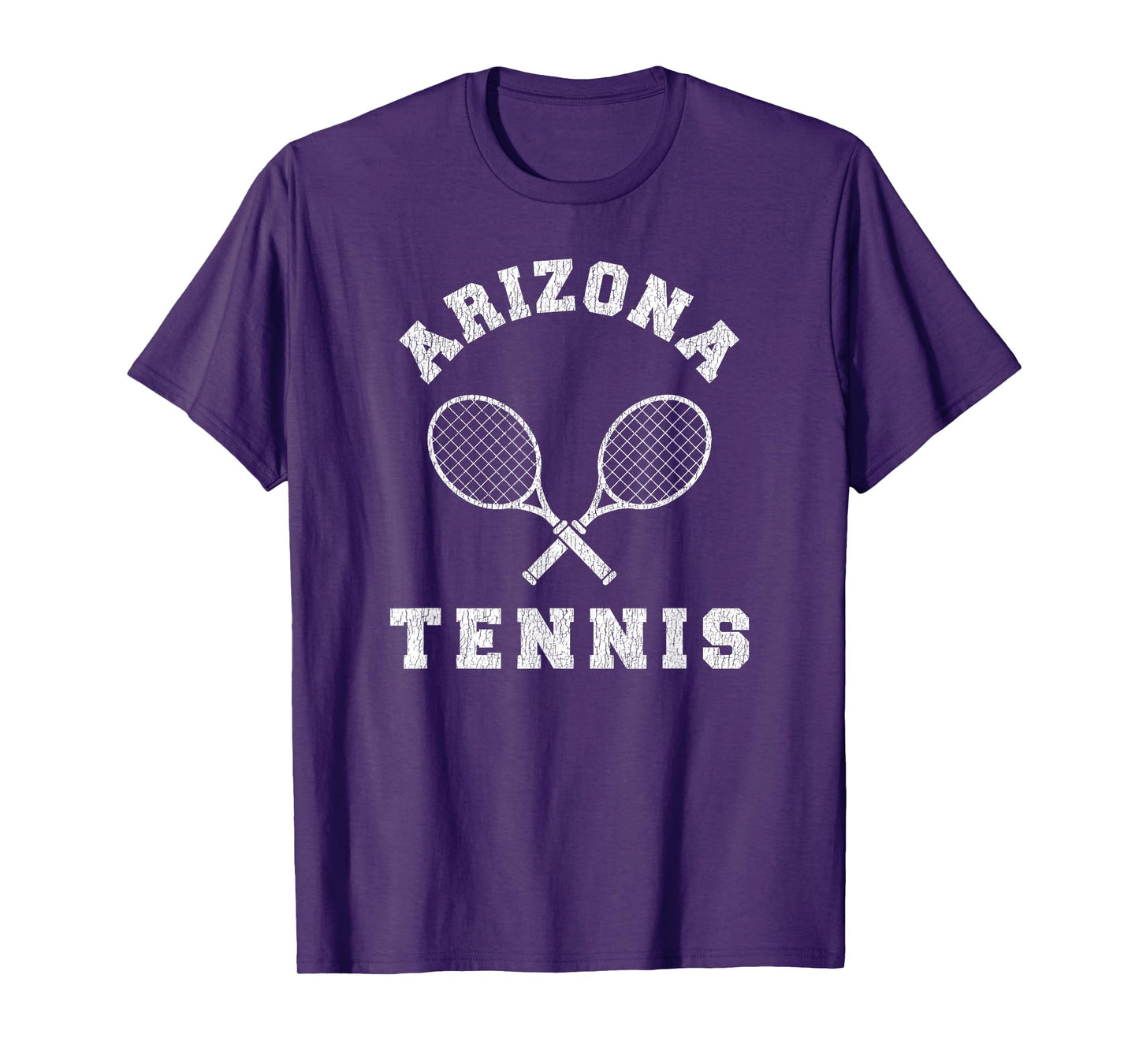 Arizona Vintage Tennis Team Distressed Retro 90s Vibe Racket T-Shirt