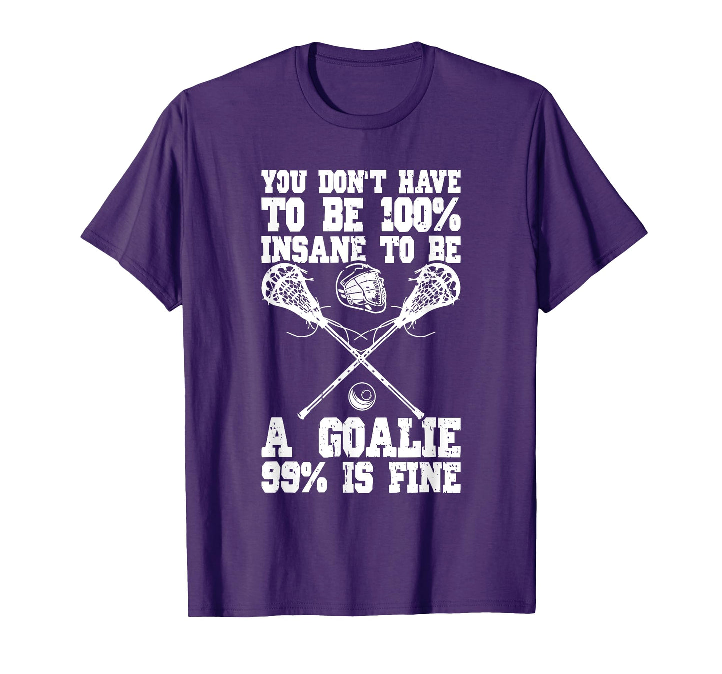 Lacrosse Goalie Lax Goalkeeper Funny Lacrosse Player T-Shirt