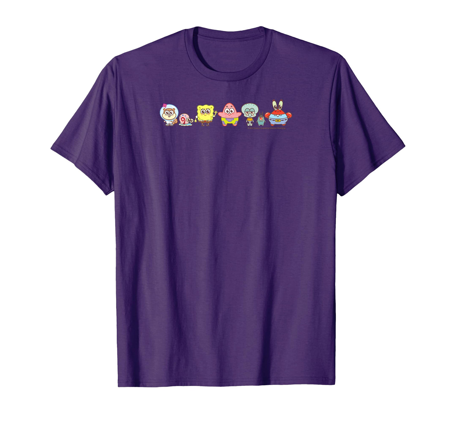 Nickelodeon SpongeBob SquarePants - Bikini Bottom Cute Characters Unisex-Kids & Youth T-Shirt