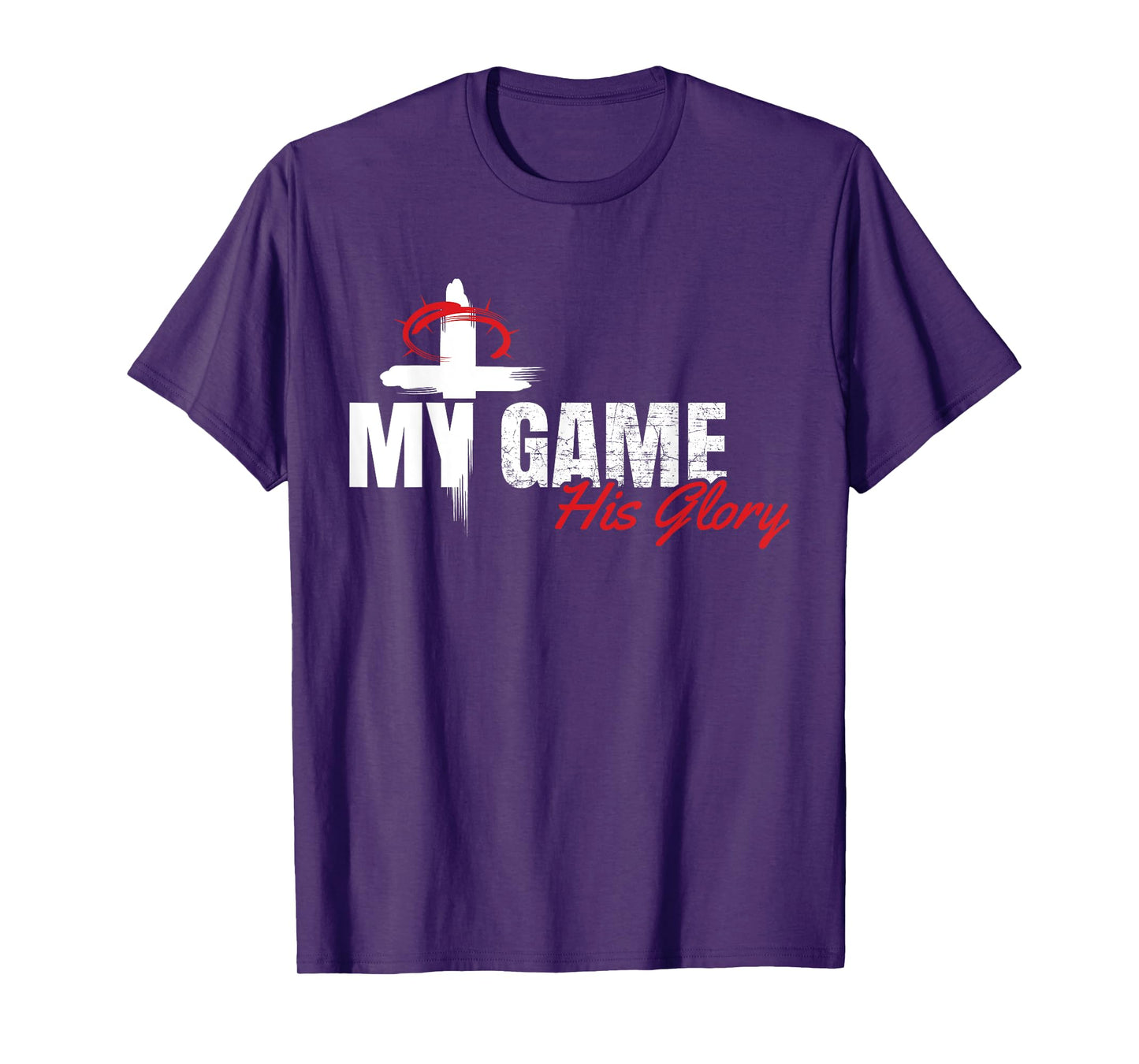 My Game His Glory Jesus Christian Athlete Gift T-Shirt T-Shirt