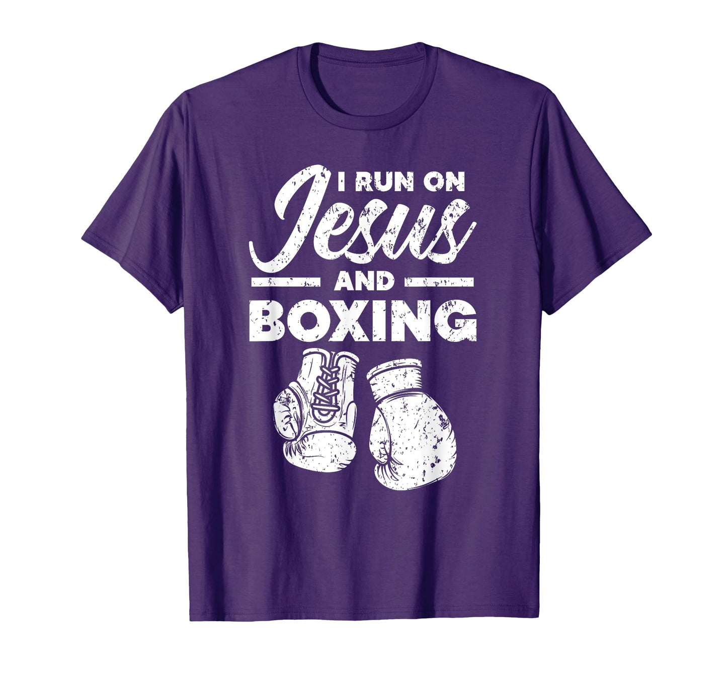 Jesus And Boxing Christian Professional Boxer Sport Knockout T-Shirt