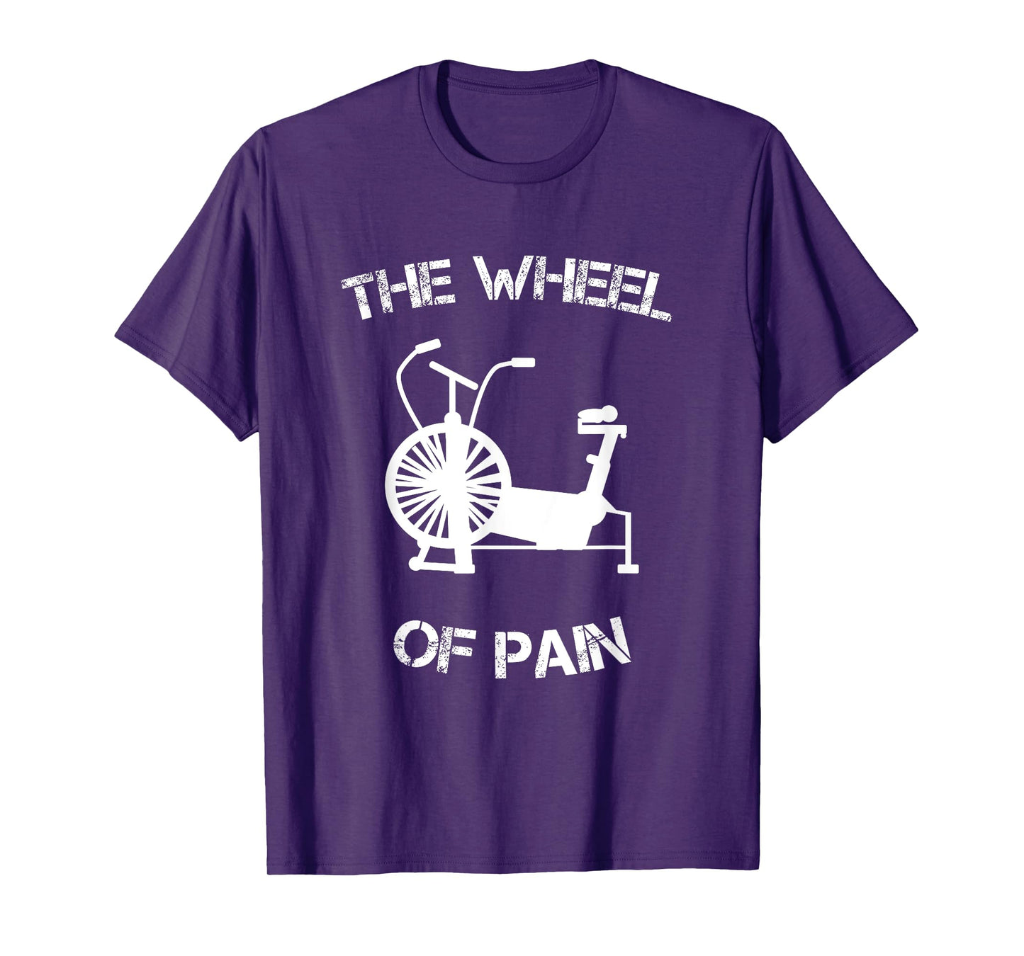 The Wheel Of Pain Assault Bike Wod Fitness Workout T-Shirt